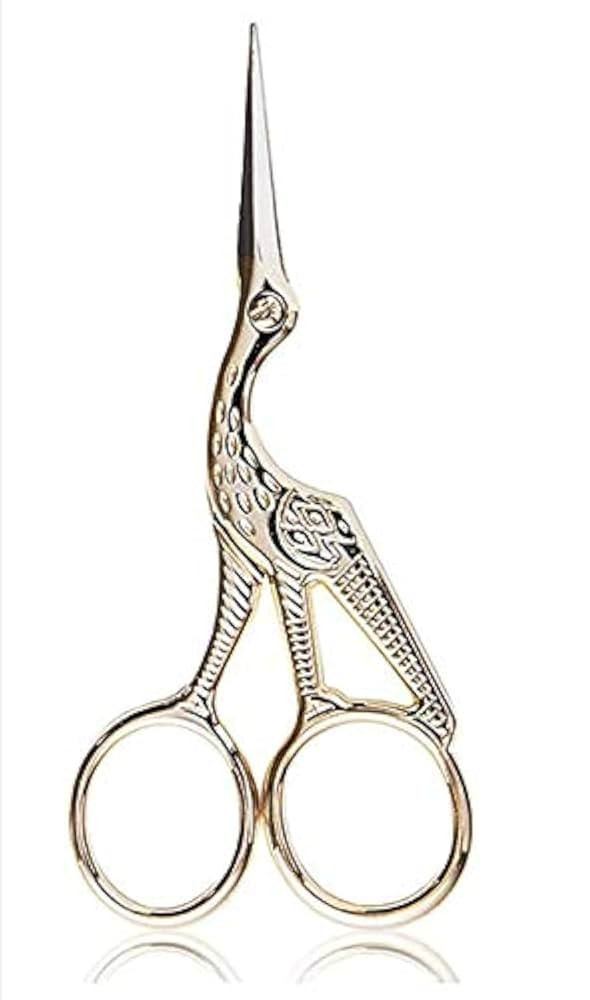 3.6" Stainless Steel Tip Classic Stork Scissors Crane Design Sewing Scissors DIY Tools Small Shea... | Amazon (US)