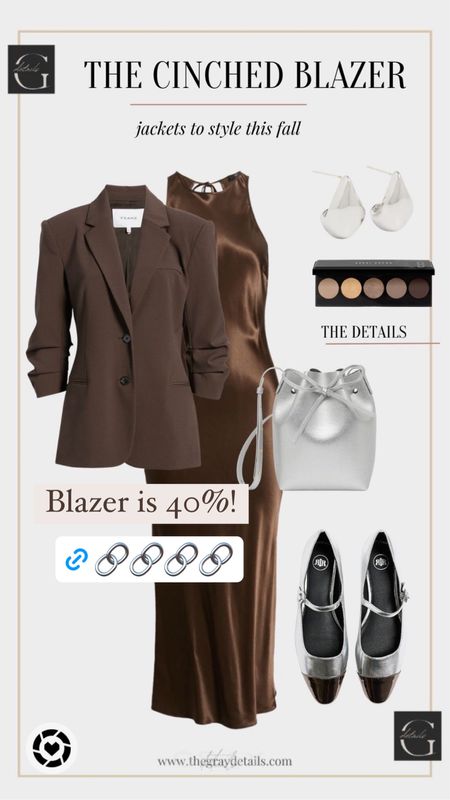 Fran brown blazer is 40% off!

#LTKover40 #LTKVideo #LTKsalealert