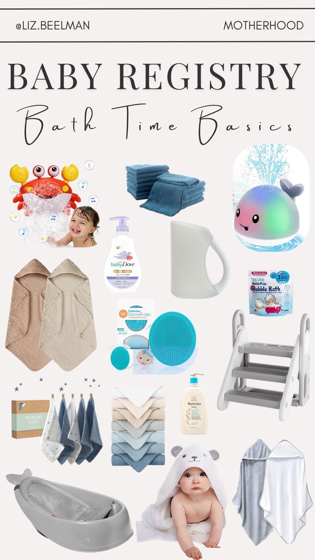 BABY REGISTRY: Bath Time Basics