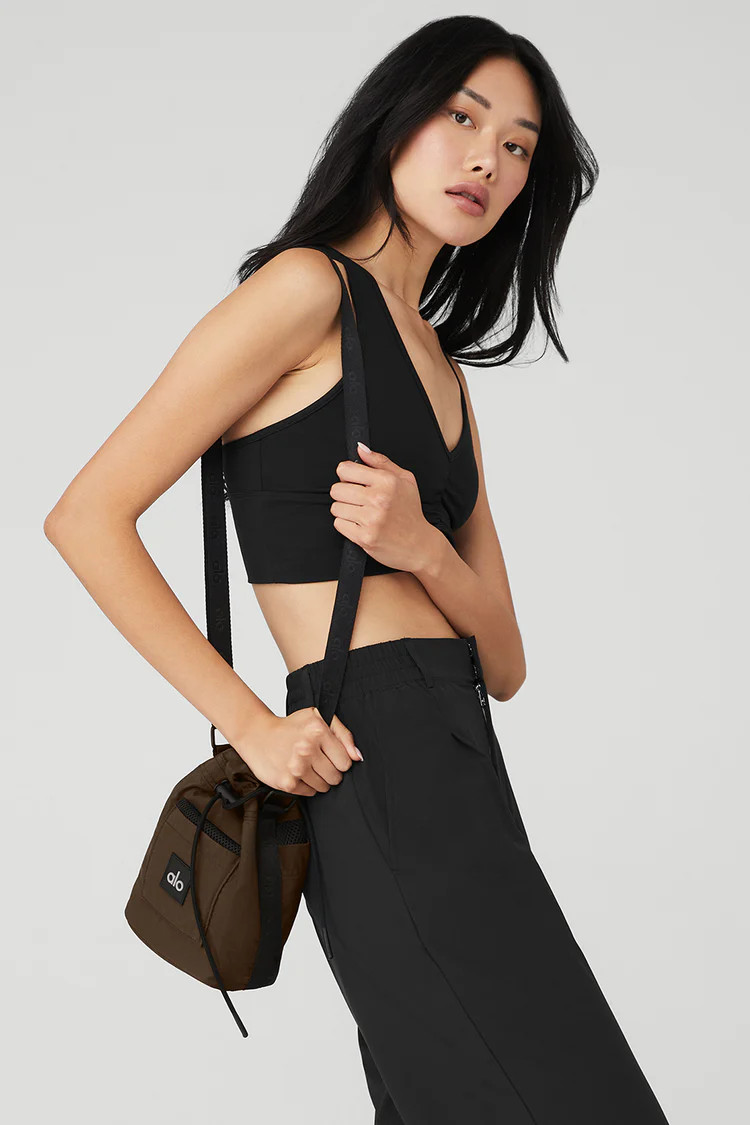Cross Body Bucket Bag - Espresso/Black | Alo Yoga (US)