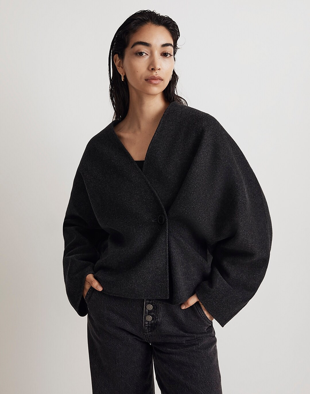 Double-Faced Wrap Jacket | Madewell