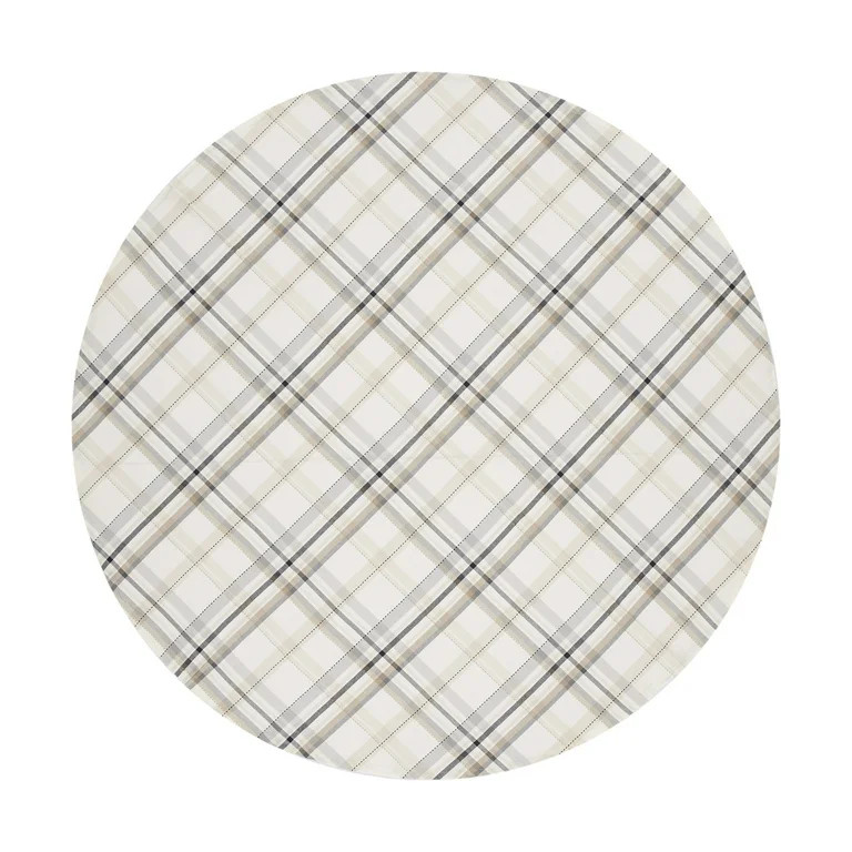 Better Homes & Gardens Woven Monday Plaid Table Cloth - Multi Color - 70" - Round - Walmart.com | Walmart (US)