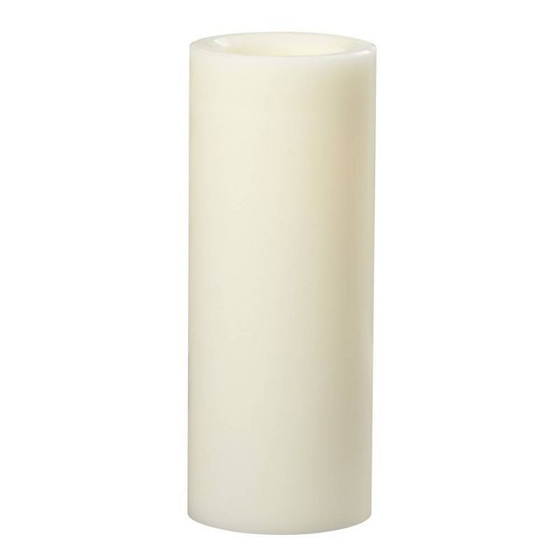 4"x10" All Weather Wax LED Candle Cream - Rimports | Target