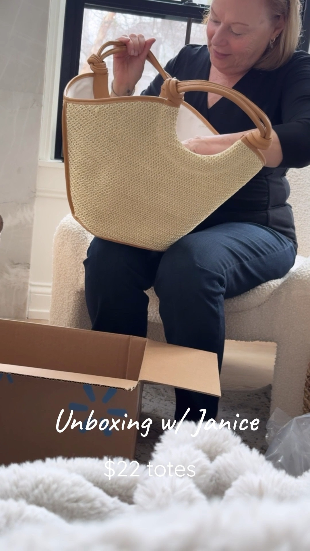 The cutest $22 tote bags from WALMART! 🛍️ adorable for the price! Janice loves them both! 

#LTKItBag #LTKFindsUnder50 #LTKWatchNow