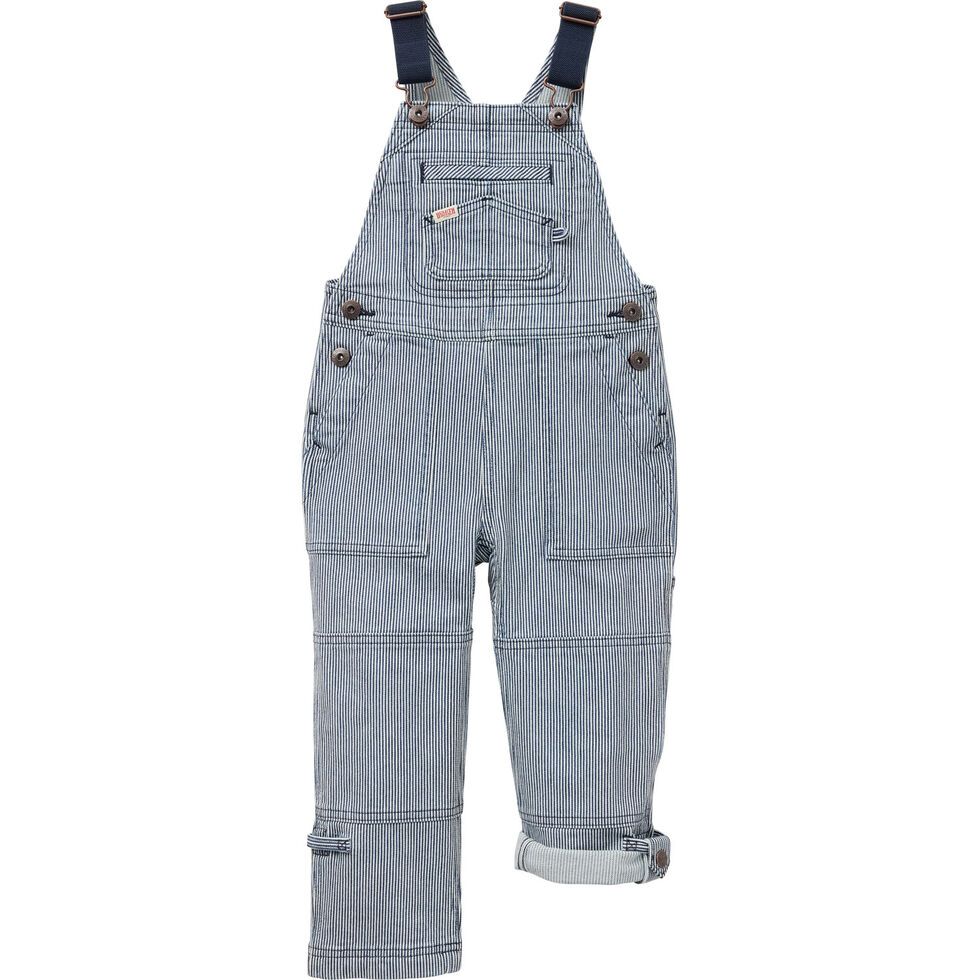 Kids' Rootstock Railroad Stripe Overalls | Duluth Trading Company