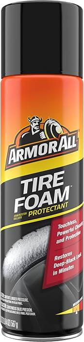 Armor All Tire Foam, Tire Cleaner Spray for Cars, Trucks, Motorcycles, 20 Oz Each, 1.25 Pound (Pa... | Amazon (US)