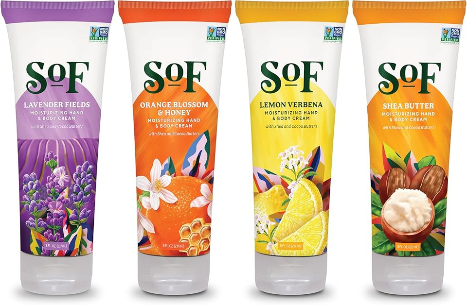 South Of France Hand & Body Cream (Variety Pack, 4 Tubes) | Amazon (US)