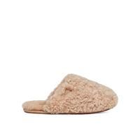 UGG Maxi Curly Slide Slippers - Sand | Very (UK)