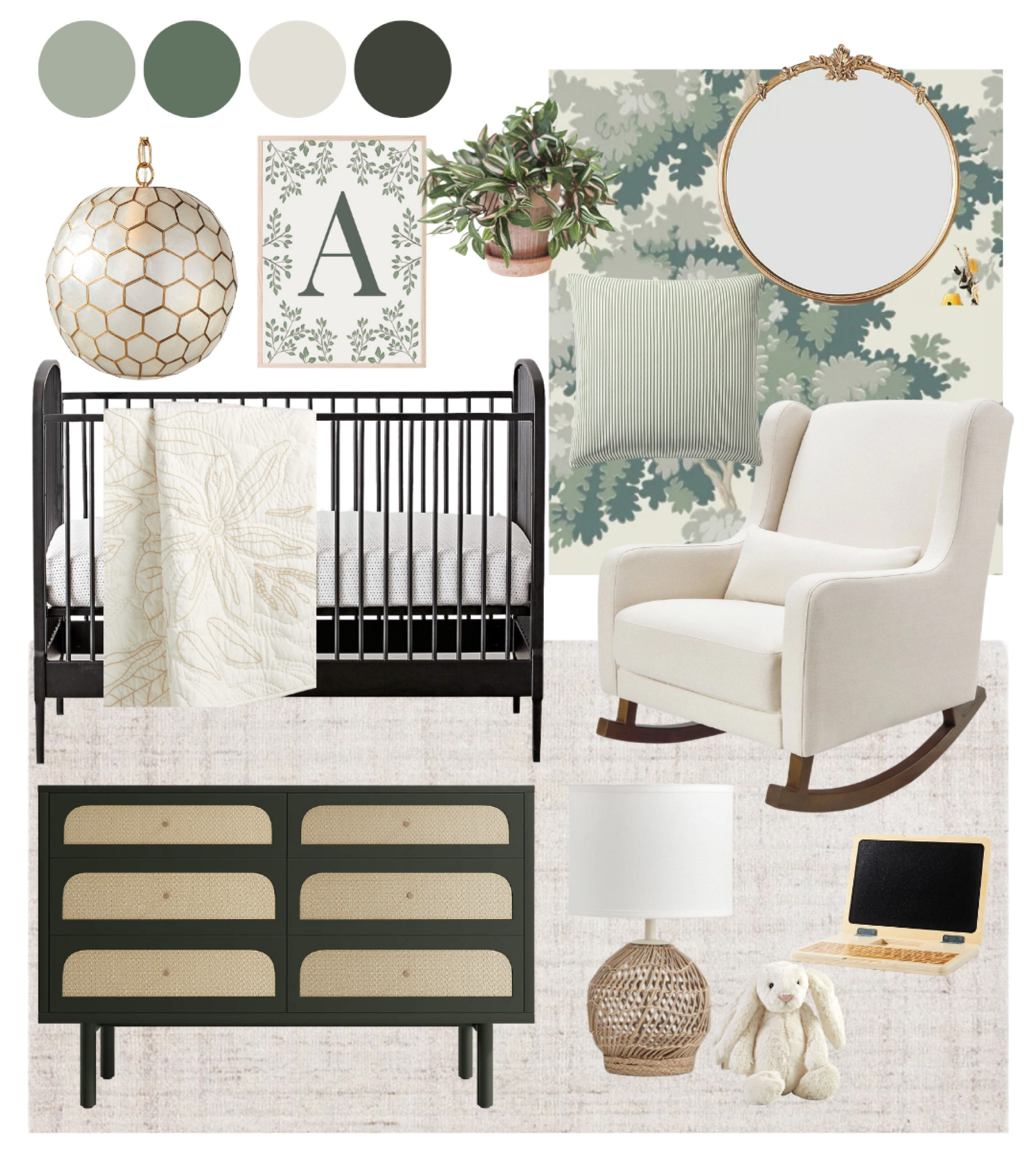 🐇Curated Nursery Design #baby #nursery #neutral #

#LTKkids #LTKhome #LTKfamily
