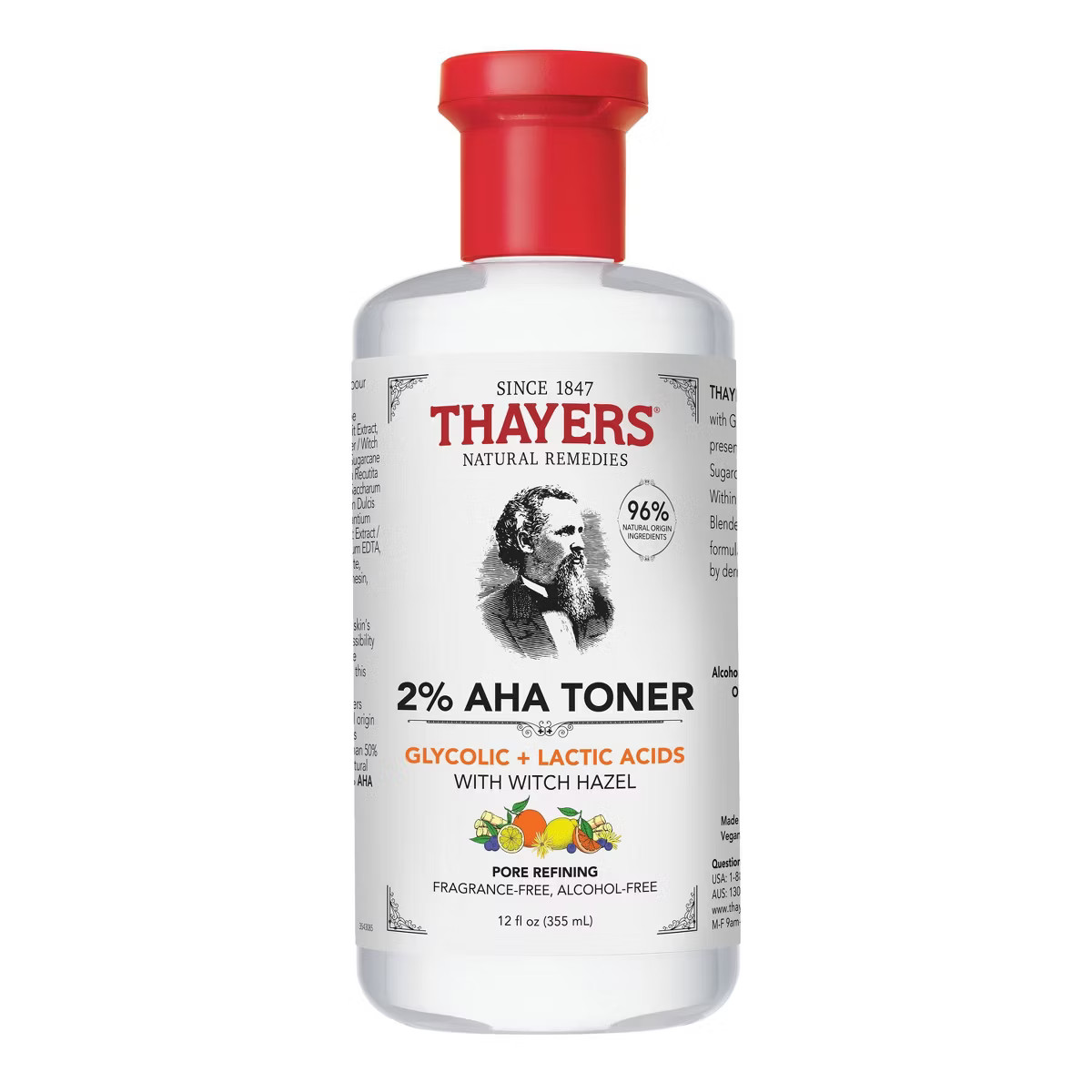 Thayers Natural Remedies 2% AHA Exfoliating Toner - 12 fl oz | Target
