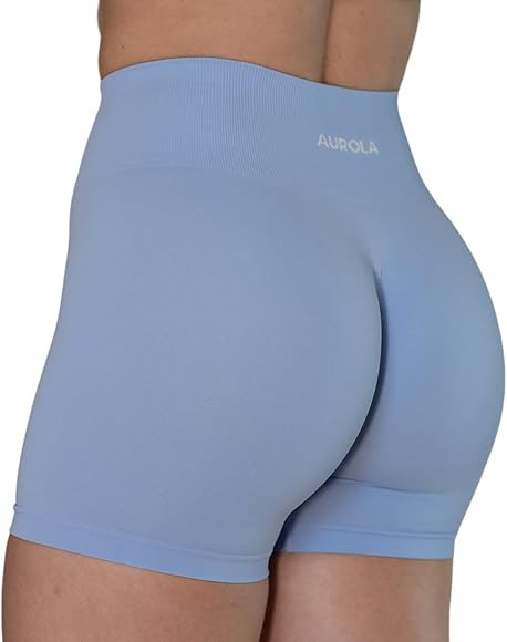 AUROLA Dream Collection Workout Shorts for Women Scrunch Seamless Soft High Waist Gym Shorts | Amazon (US)
