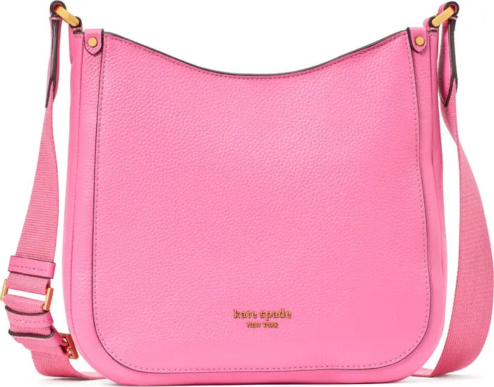 medium roulette pebble leather crossbody bag | Nordstrom