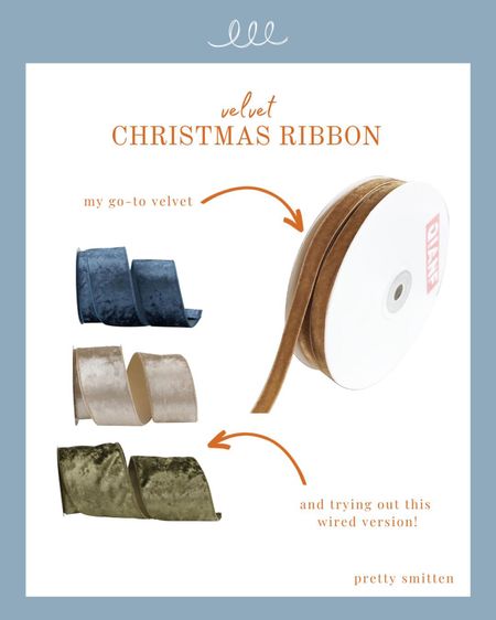 I know it’s early but I’m a big fan of planning ahead. Just ordered more of my favorite velvet Christmas ribbon. The caramel color is so versatile and I love the 3/8” size for hanging ornaments! The larger size is great for wrapping and comes in lots of colors too.  I’m also trying out this wired velvet version this year ✨// #ribbon #velvetribbon #christmaswrapping 

#LTKHoliday #LTKSeasonal #LTKHolidaySale