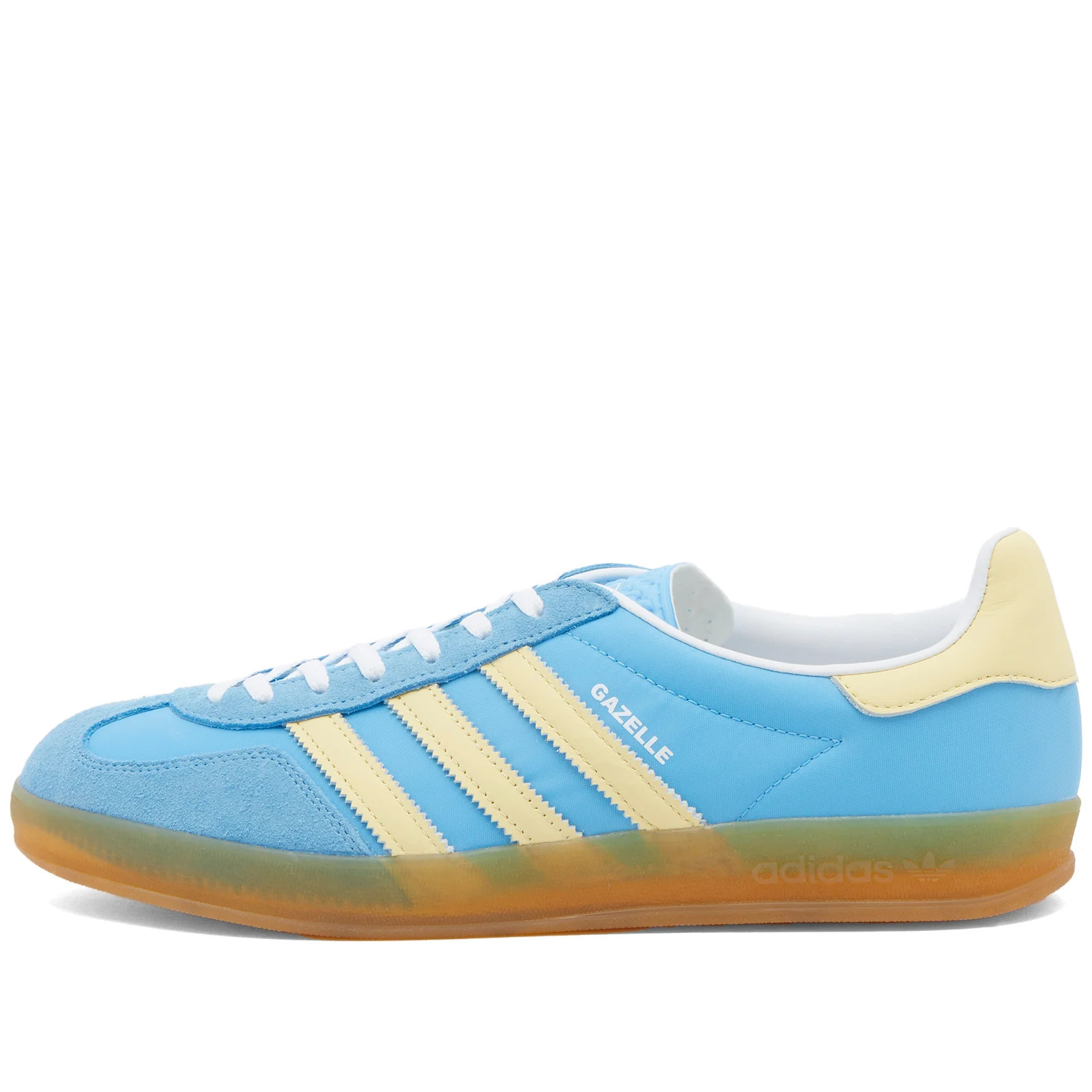 Adidas GAZELLE INDOOR W Semi Blue Burst/Almost Yellow/White | END. Clothing