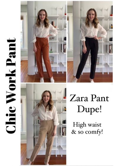 Love these Zara dupe pants! Great for work. 
Wearing curvy 0 regular 
.


#LTKstyletip #LTKworkwear