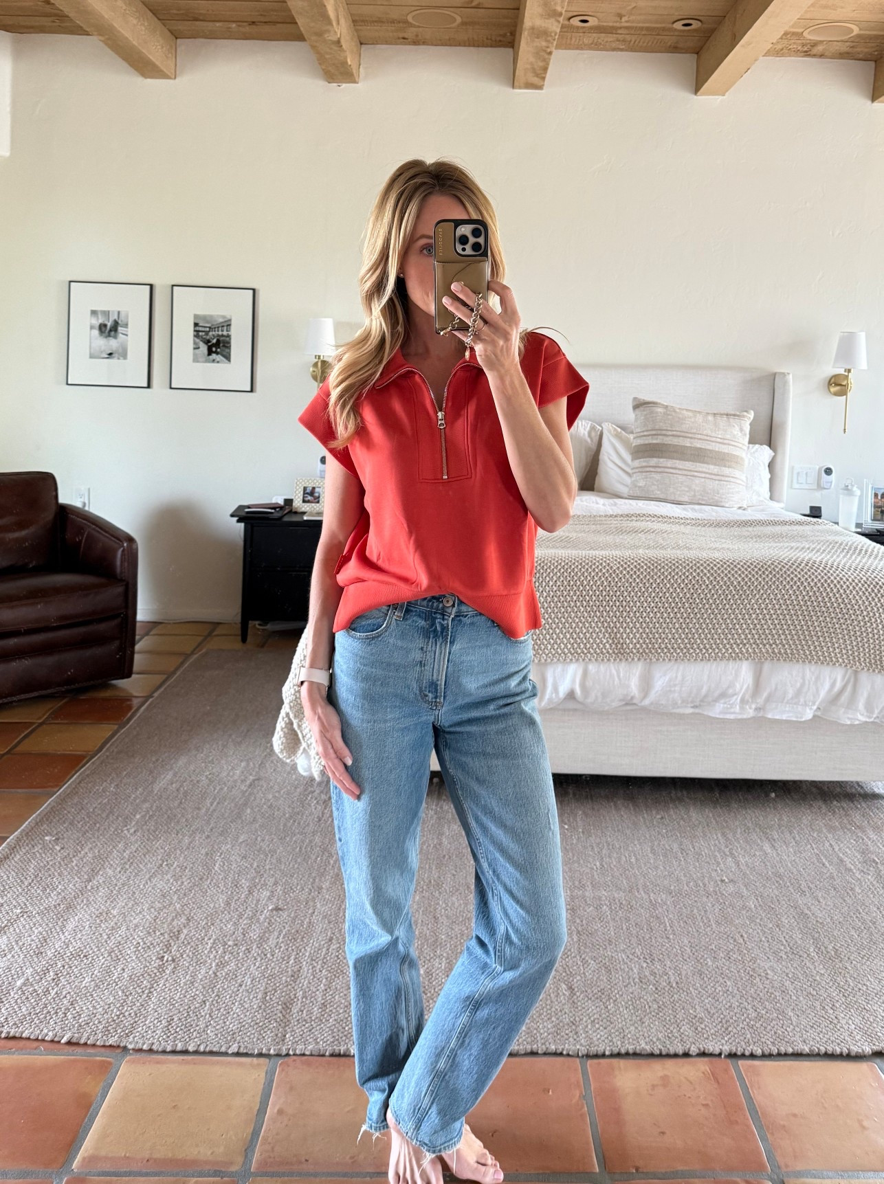 Bought the cutest Varley set and love that I can wear the top with jeans as an option too! Wearing size small in the Varley Kelly half zip top 

#LTKTall #LTKOver40 #LTKmomlife