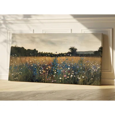 Vintage Rural Countryside Landscape, Rustic Farmhouse Canvas Wall Art | Wayfair North America