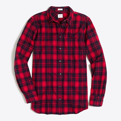 Flannel shirt in boy fit | J.Crew Factory