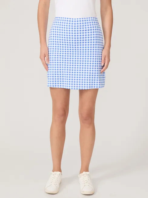 Briana Skort in Midi Cabana Gingham | J.McLaughlin