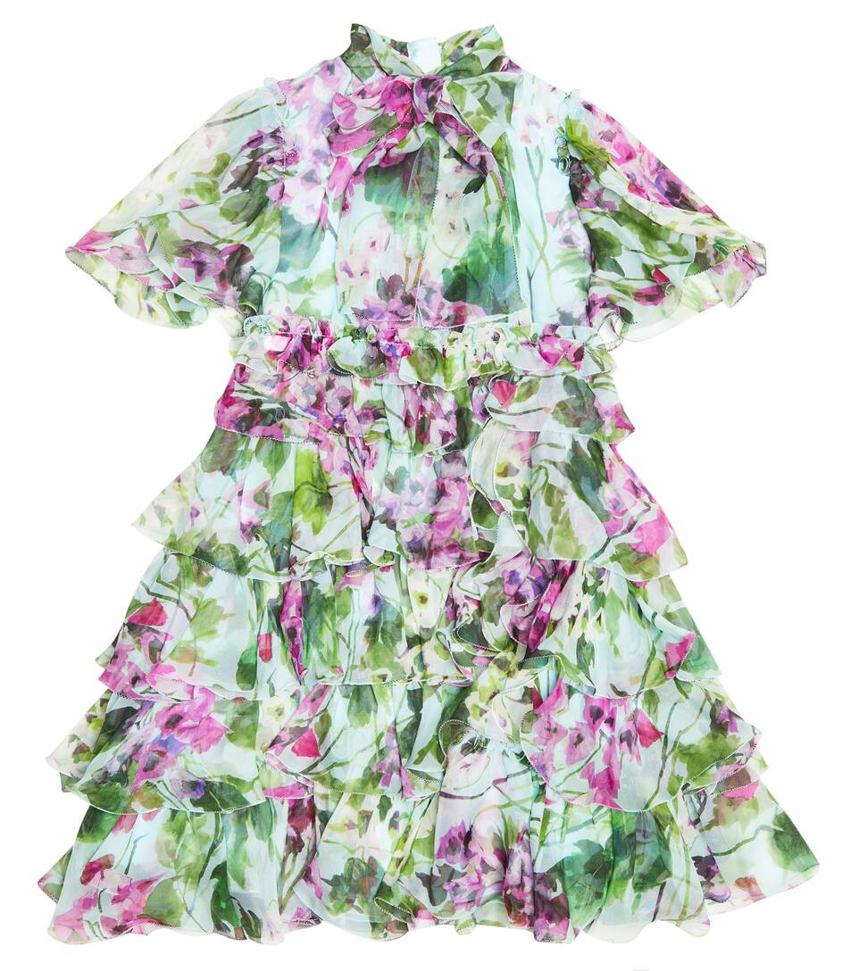 Floral silk dress | Mytheresa (US/CA)