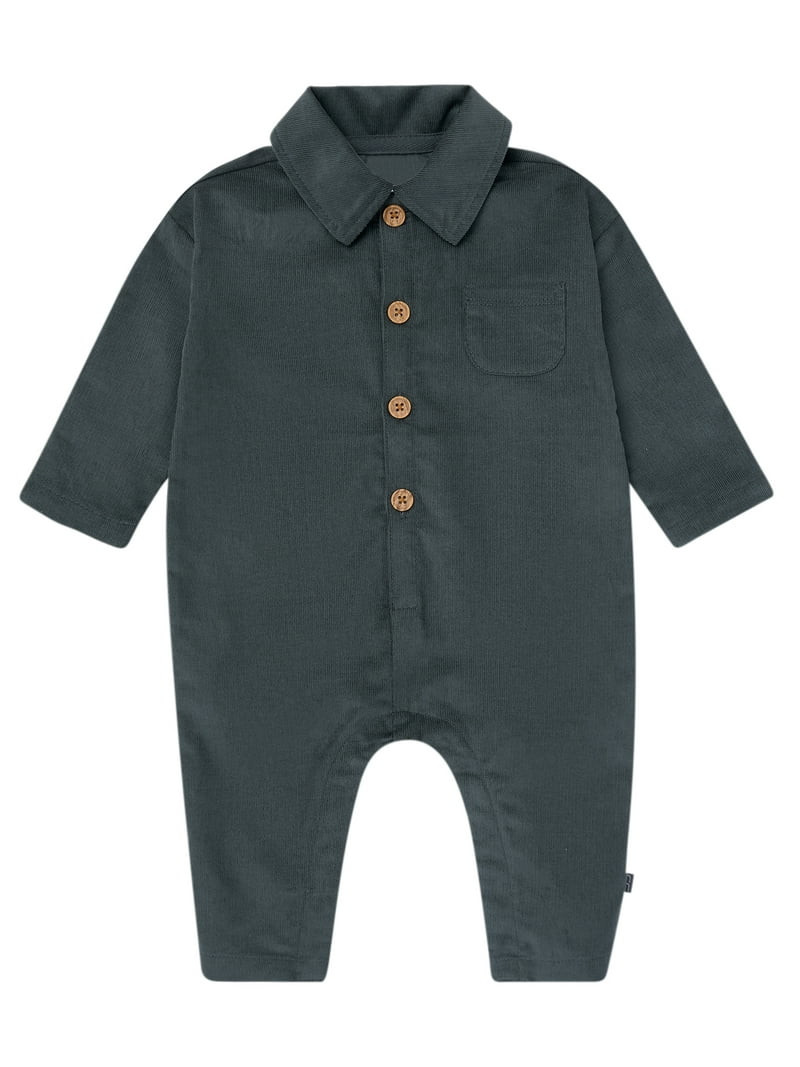 Modern Moments by Gerber Baby Boy Oversized Romper, Sizes 0/3 Months - 24 Months | Walmart (US)