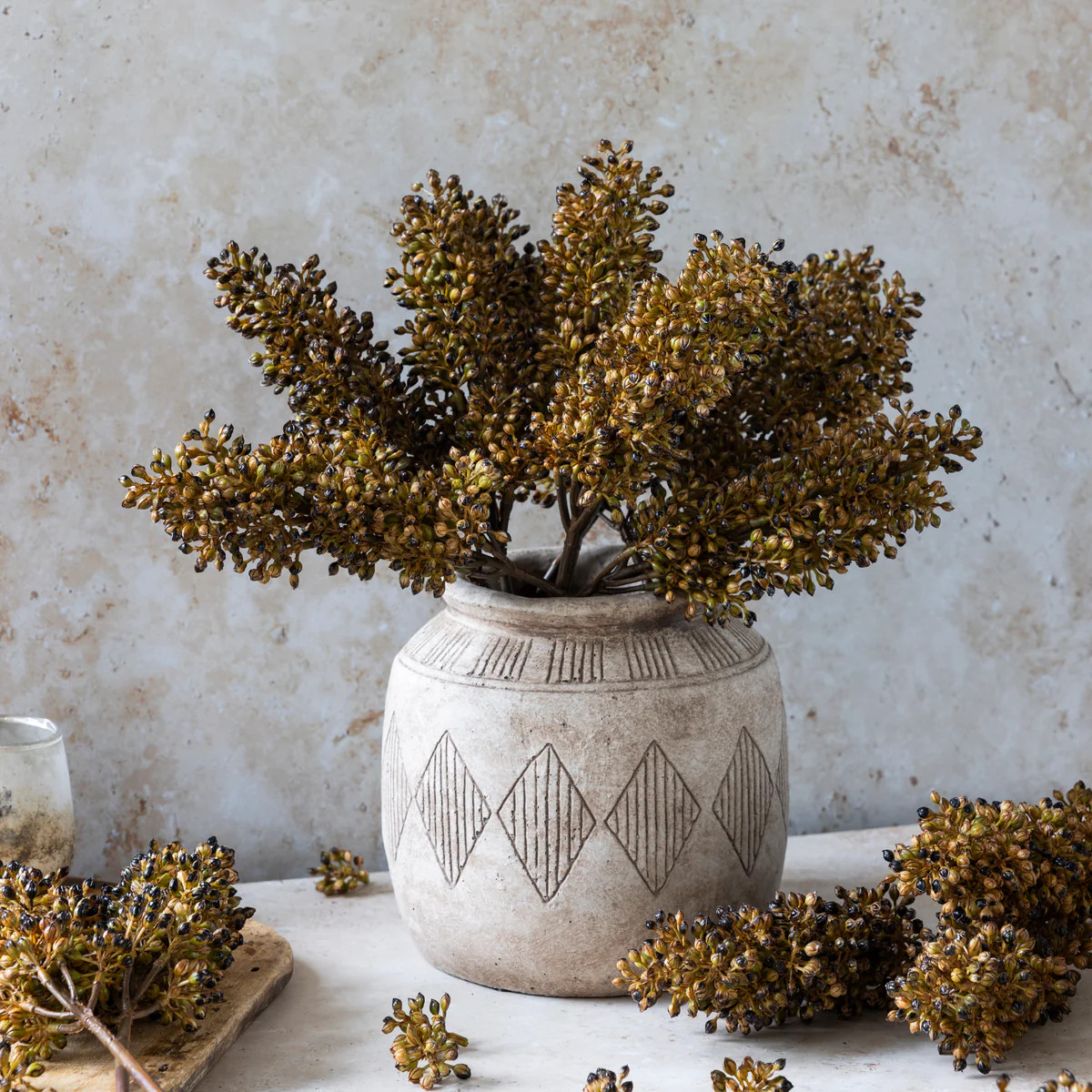 Artificial Sorghum Stem, Umber | Lenox