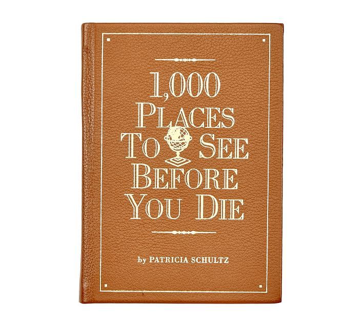 1000 Places To See Before You Die Leather Book | Pottery Barn (US)