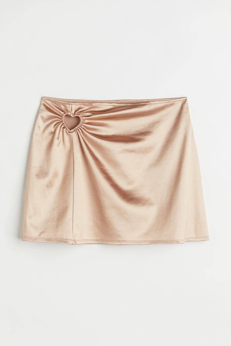 Shiny Mini Skirt | H&M (US + CA)