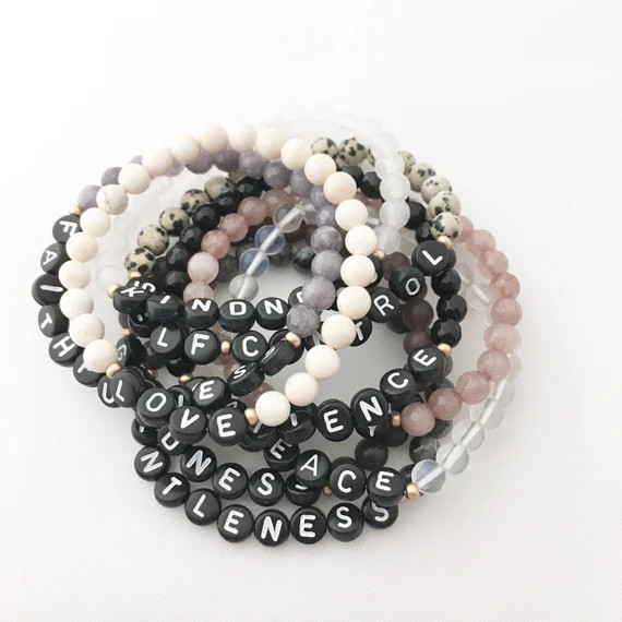 Fruit of the Spirit Bracelets Mixed Neutrals. Made to Order. | Etsy | Etsy (US)