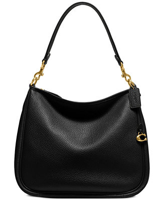 Soft Pebble Leather Cary Shoulder Bag with Convertible Straps | Macy's