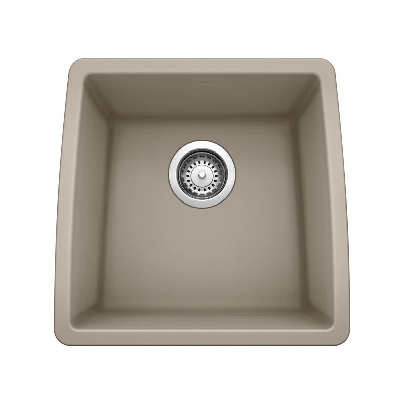 441288 Performa SILGRANIT 17.5" L x 17'' W Undermount Bar Sink | Wayfair North America