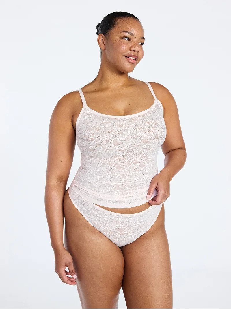 Joyspun Women's Soft Stretch Lace Cami, Sizes XS-XXXL | Walmart (US)