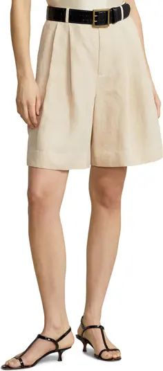 High Waist Linen Shorts | Nordstrom