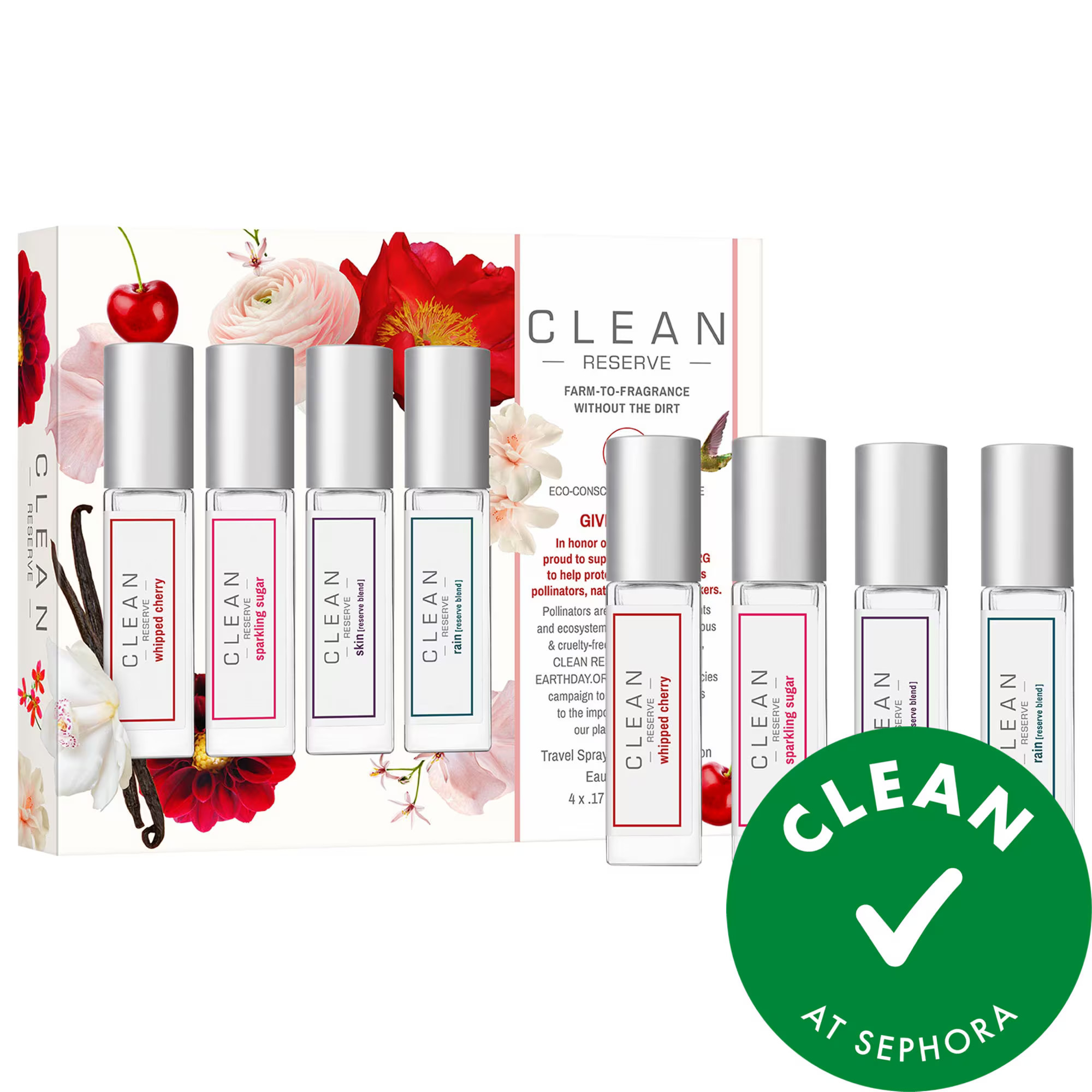 CLEAN RESERVE RESERVE Giving Back Travel Spray Fragrance Gift Set | Sephora (US)