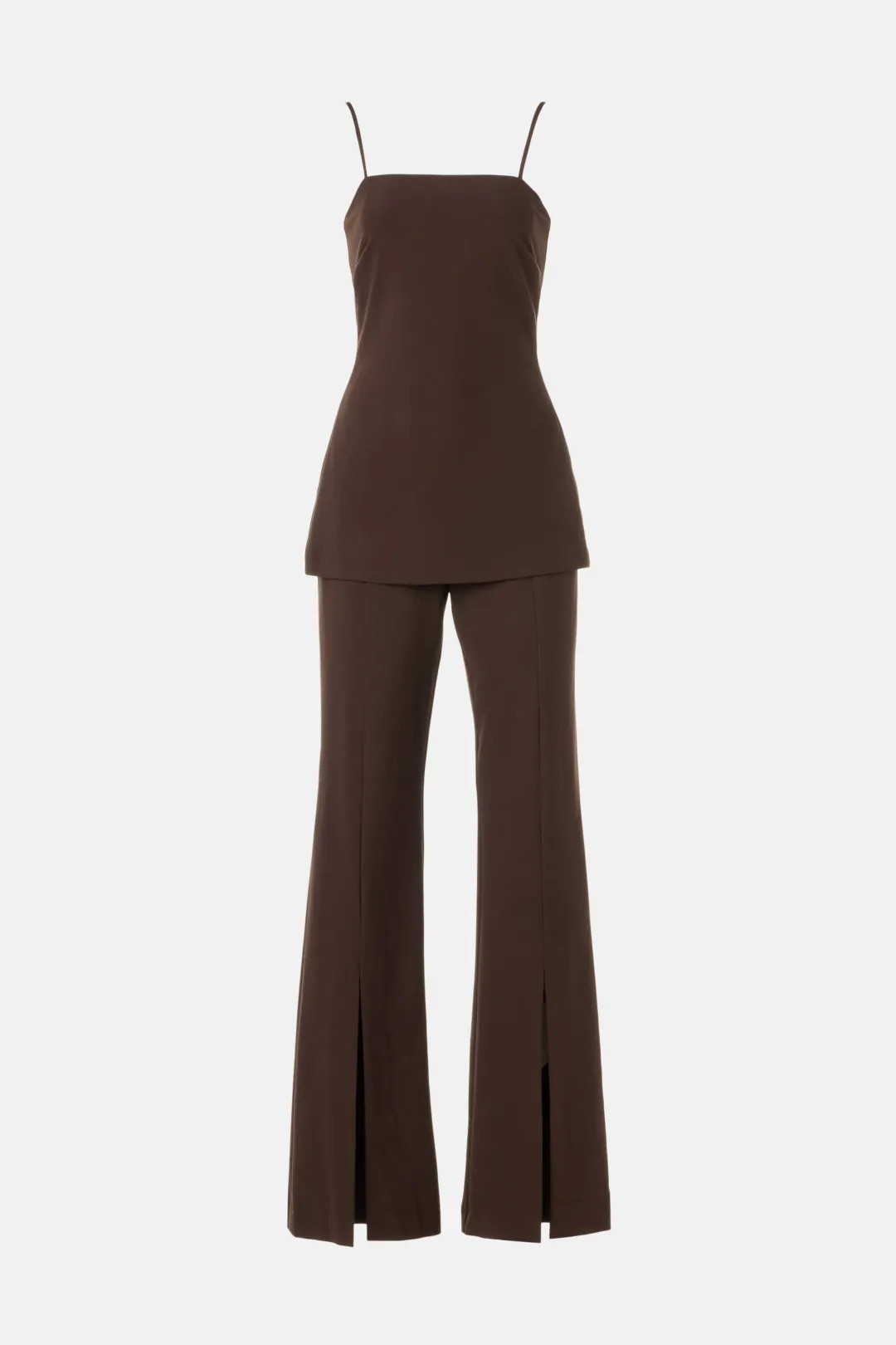 Espresso Brown Jaslyn Jumpsuit | Rent the Runway