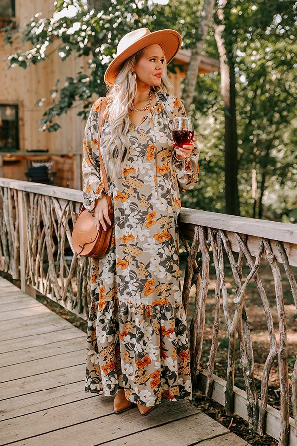 Ciao Darling Floral Maxi Curves | Impressions Online Boutique