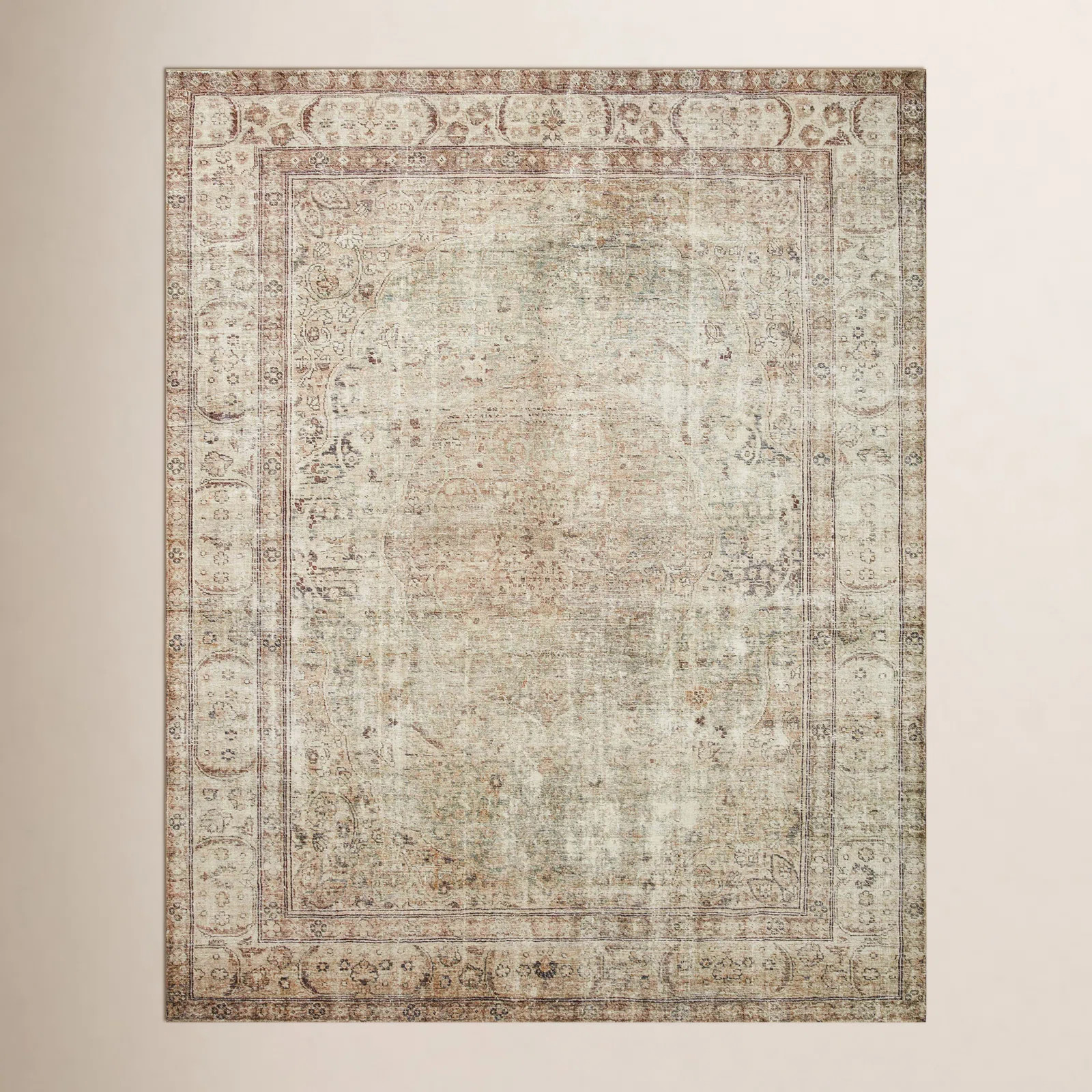 Loloi Margot Antique/Sage Area Rug feat. CloudPile | Joss & Main