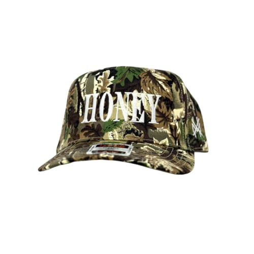 The Mad Hatter, Men & Women's Trucker Hat, Premium Embroidered Adjustable Snapback for Everyday Wear, Honey - Camo Otto | Amazon (US)