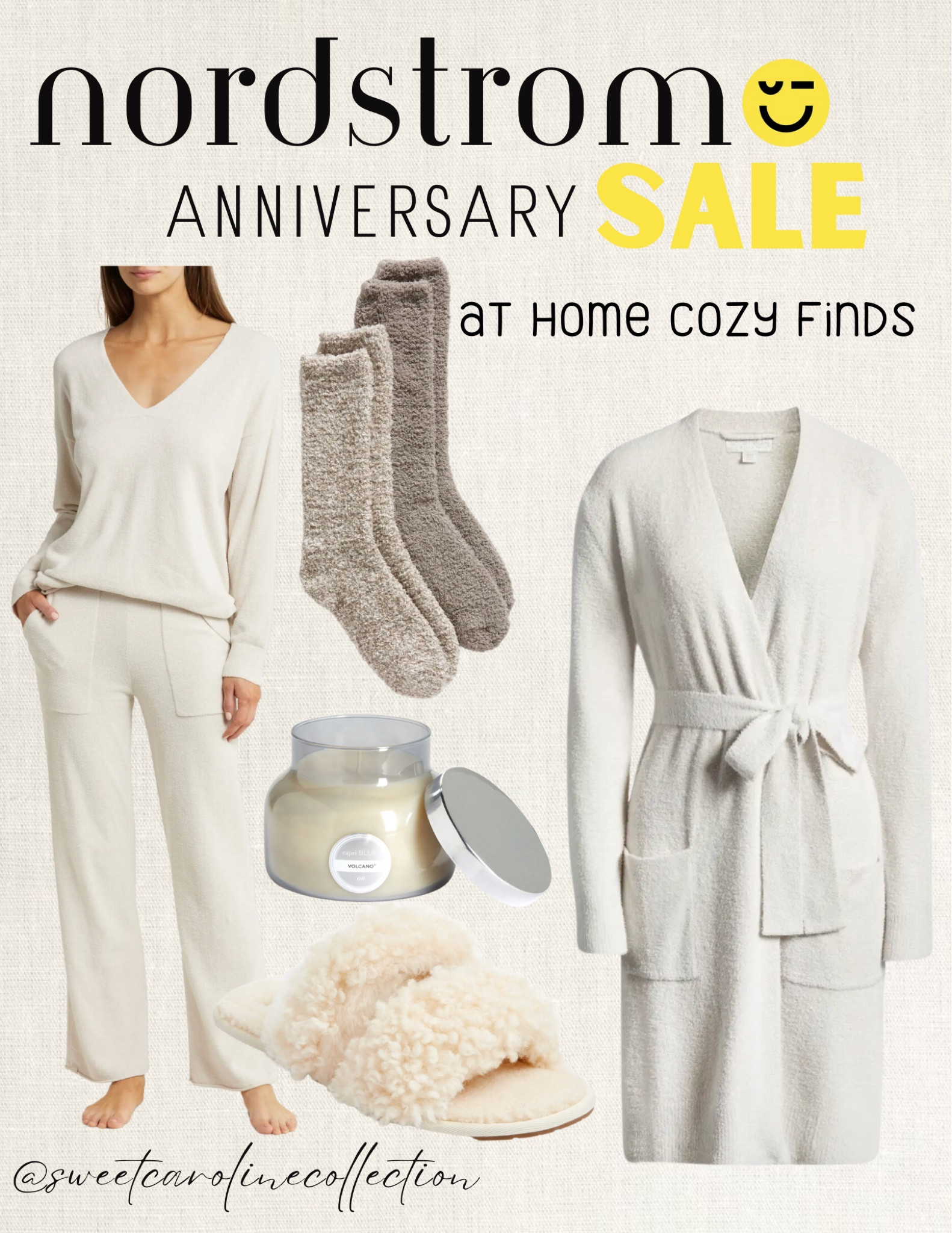 Nordstrom Anniversary Sale - at home cozy finds ☁️

Nordstrom, sale, anniversary sale, robe, barefoot dreams, slippers, candle, fuzzy socks, Ugg, pajama, pajama set, pjs, blanket, cozy, style, fashion, lounge set, home, bathroom, must have, best seller, top seller, bedroom, under 200, under 100, under 50, sweet Caroline collection

#LTKxNSale #LTKhome #LTKsalealert