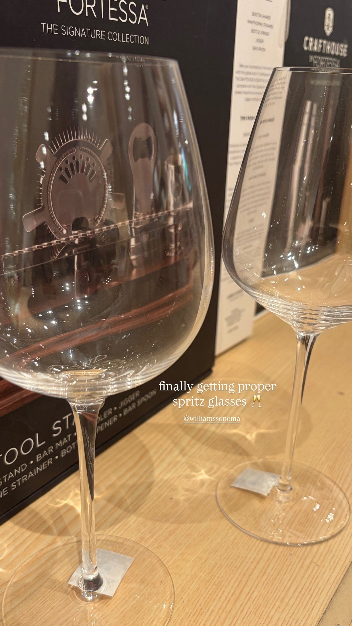 Pinot noir wine glasses I brought for at home spritz from Williams-Sonoma 🍷

#LTKSeasonal #LTKfoodie #LTKHome
