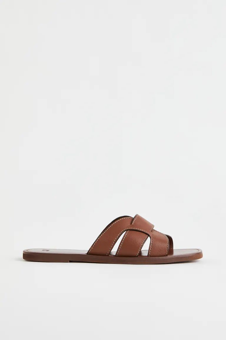 Leather Slides | H&M (US + CA)