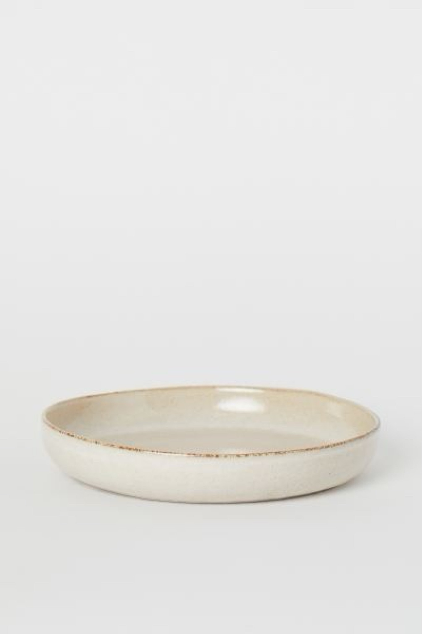 H&M Deep stoneware plate
