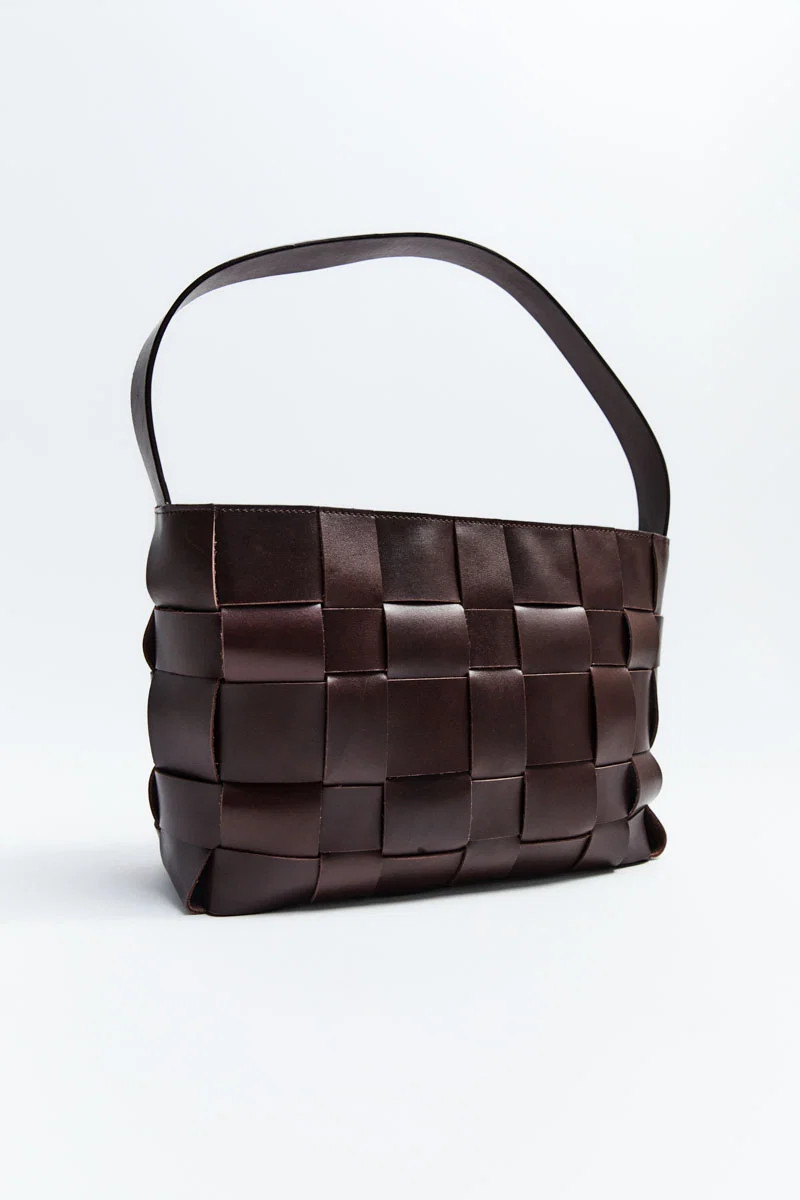 PRE-ORDER: Woven Mini Tote - Chocolate | St. Agni (US, UK, EU)