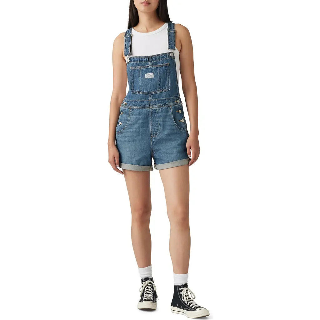 Levi's® Denim Utility Shortalls in About Last Week at Nordstrom Rack, Size X-Small | Nordstrom Rack
