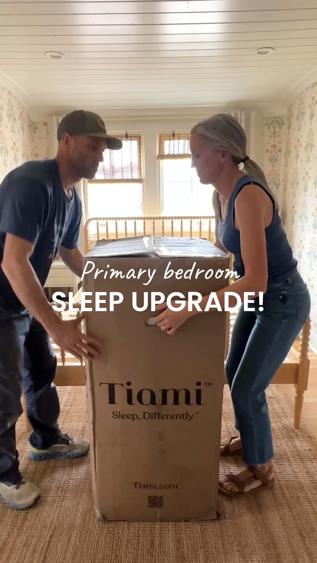 Setting up a Tiami mattress in our primary bedroom at the Poplar Cottage. I like that Tiami keeps the decision simple: one thoughtfully designed mattress with cooling airflow, adaptive comfort, pressure relief, motion isolation, and edge-to-edge support.

Tiami is currently 35% off for their July 4th sale, and I linked it here in my LTK. 

@tiamisleep #TiamiTime #ad

#LTKHome
