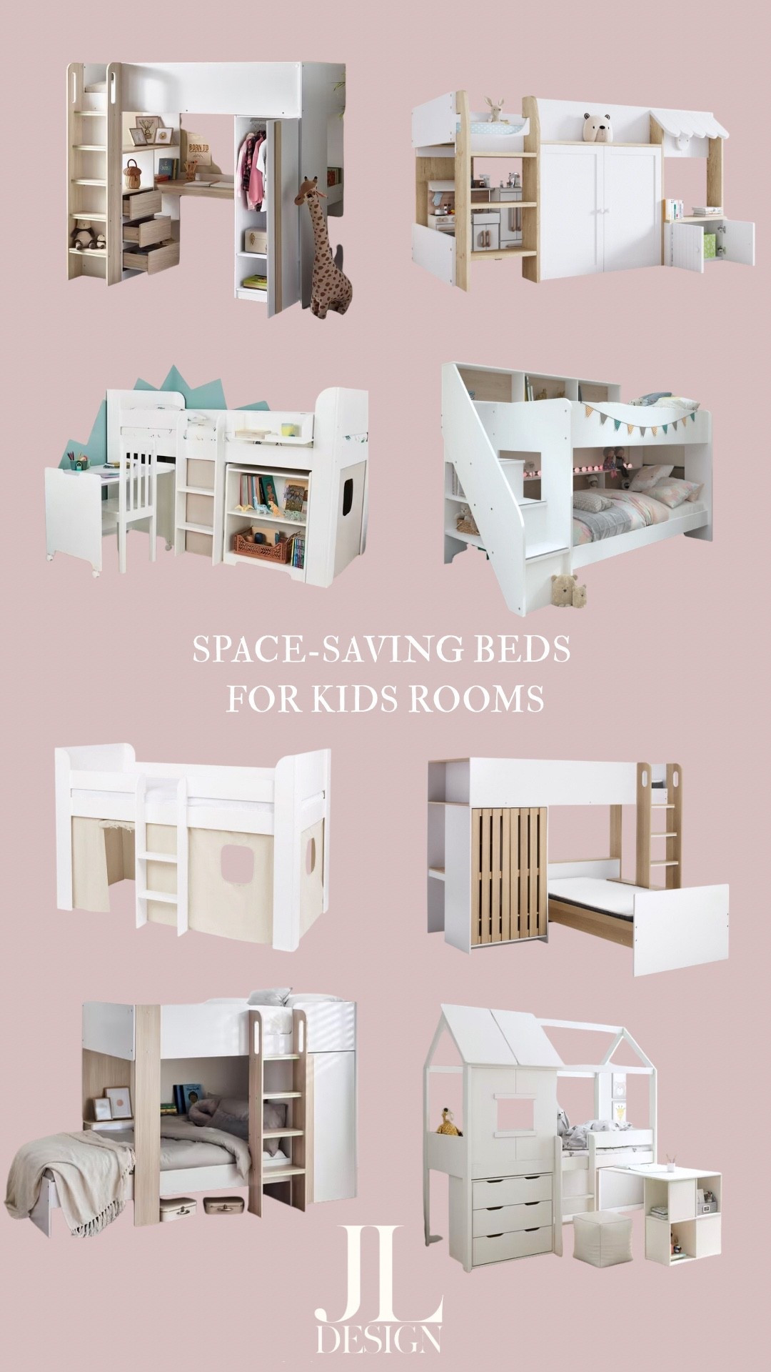 Space-saving beds for kids room ✨ 

#LTKkids #LTKuk #LTKfamily