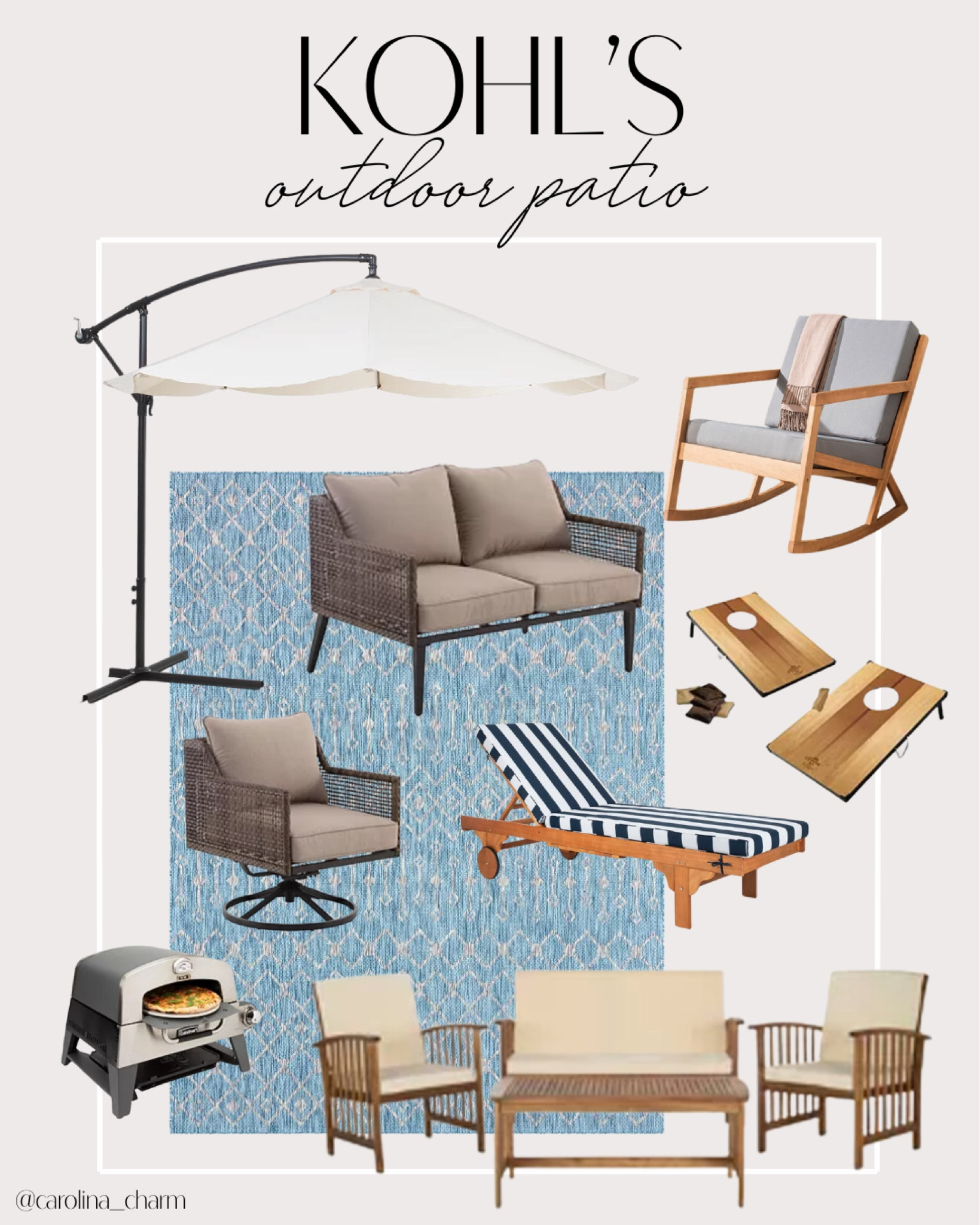 Kohl’s outdoor patio finds!

Kohl’s finds | Outdoor patio | Outdoor patio decor | Patio chairs | Kohl’s sale | Outdoor living | Rocking chair | Home styling

#LTKsalealert #LTKhome #LTKSeasonal