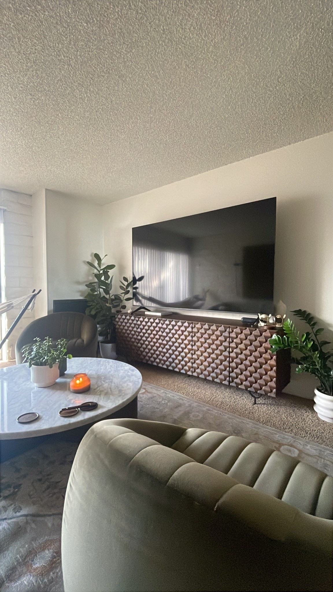 This 85inch TV from Insignia has been amazing! Been watching more TV than usual and I Am loving it! #tv #insignia #bestbuy #largetv 

#LTKHome #LTKSaleAlert #LTKFamily