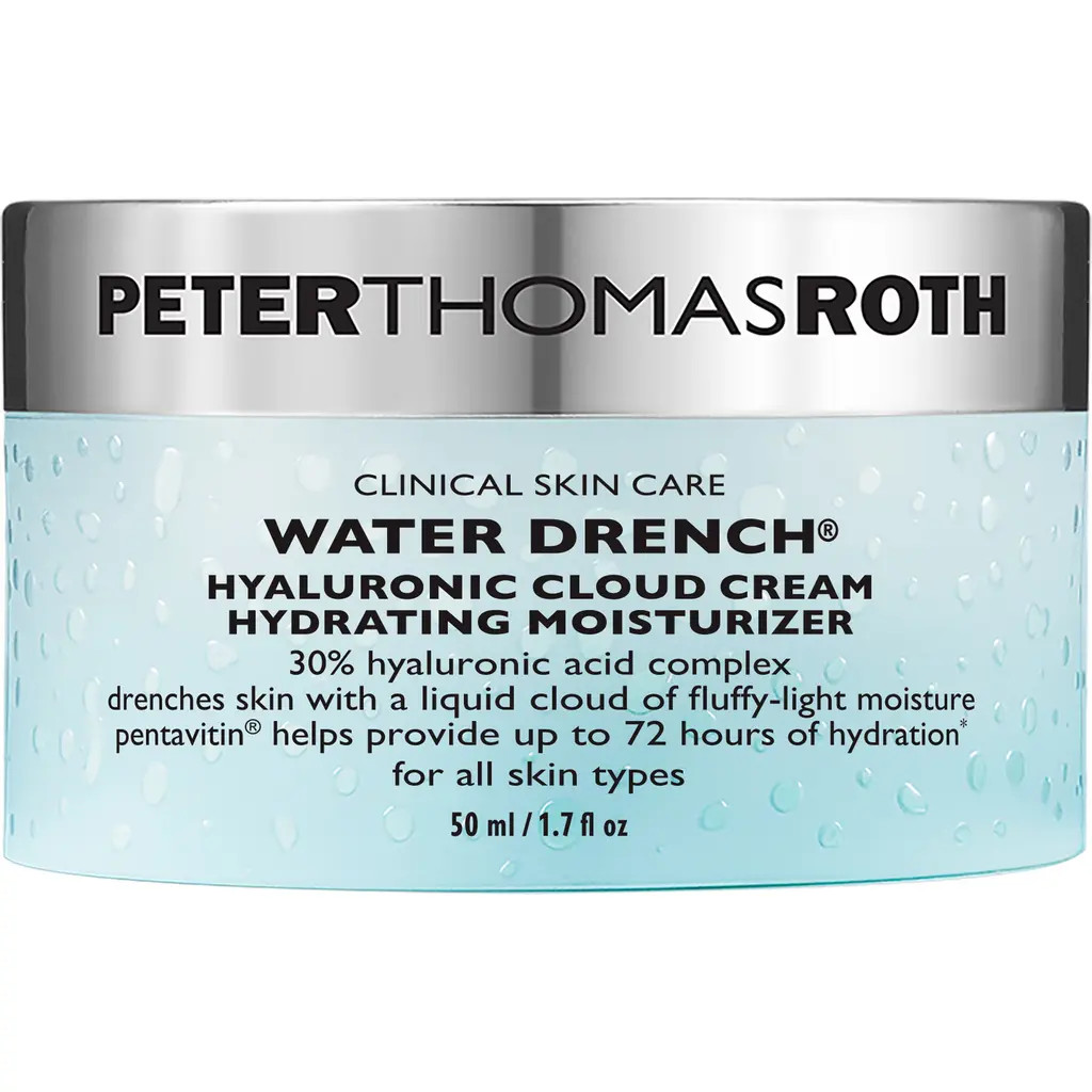 Peter Thomas Roth Water Drench® Hyaluronic Cloud Cream Hydrating Refillable Moisturizer at Nordstrom, Size 1.6 Oz | Nordstrom