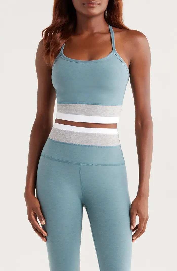 Beyond Yoga Colorblock Space Dye Crop Tank Top | Nordstrom | Nordstrom
